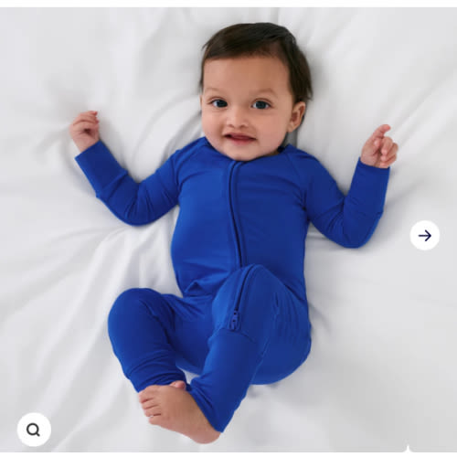 Electric Blue Zippy | Little Sleepies