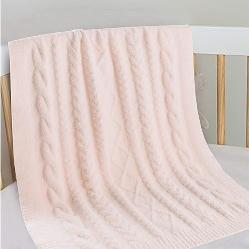 Kid Nation Baby Blankets for Girls & Boys - Soft Plush Crib & Stroller Blanket, 40"X30" Newborn to Toddler