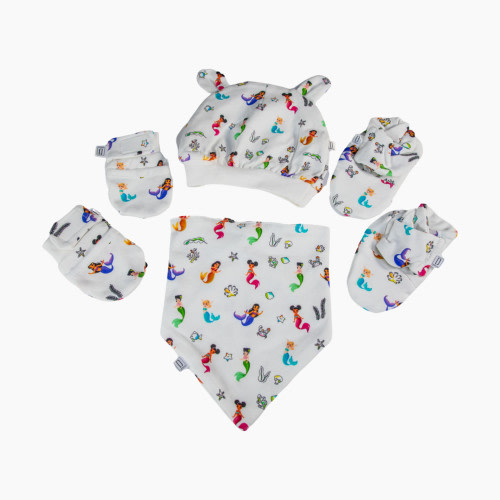 Darlyng & Co. Newborn Essentials 6 Piece Gift Set - Mermaid Print