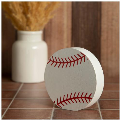 Baseball Wood Decor