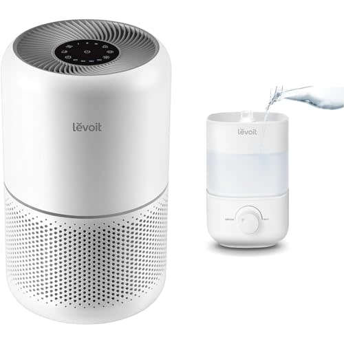 Levoit Air Purifier and Humidifier Bundle for Home, Bedroom, Nursery