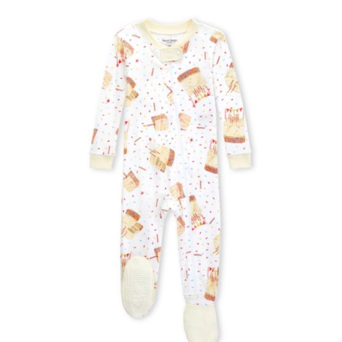 Birthday Cake Organic Kids Snug Fit Pajamas