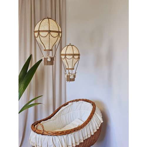 Set Of Two Hot Air Balloon Lamp, Hot Air Balloon Night Ligh, Air Balloon Nursery , LED Light, Air Balloon Decoration, Two Size Set, Empty