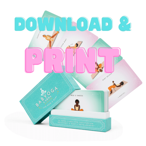 Digital PDF of Babyoga Cards