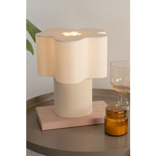Honey & Ivy Mila Table Lamp in Beige