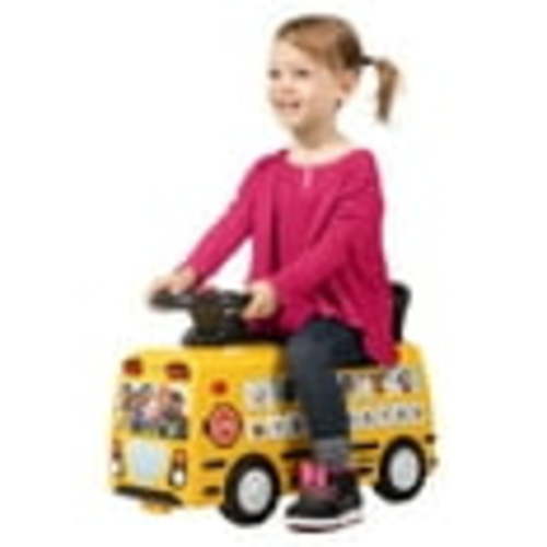 CoComelon School Bus Ride-on with Letters, Numbers, & Music