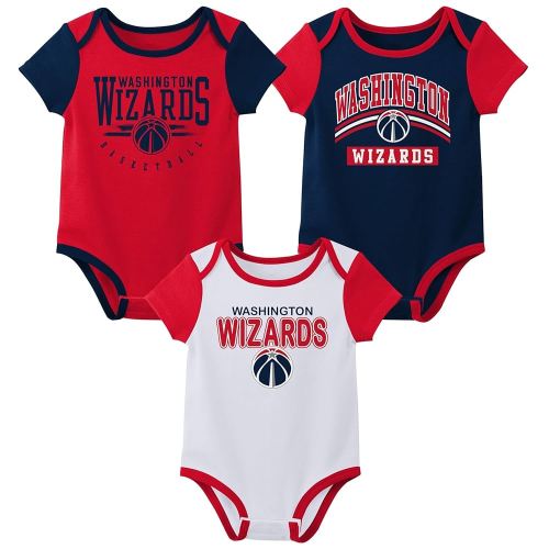 Outerstuff NBA Teams Newborn Baby and Infant Short Sleeve Bodysuit Variety 3-Pack (0-18m)