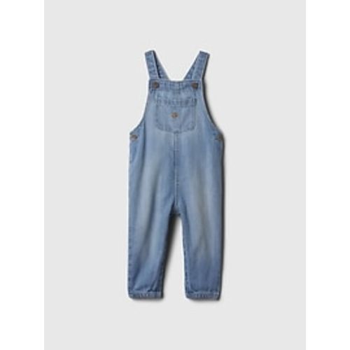 Baby Organic Cotton Denim Overalls | Gap