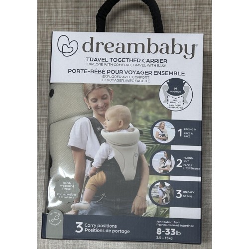Bur Dreambaby Travel Together Baby Carrier 3 Positions 8-33Lbs Infant 3-in 1
