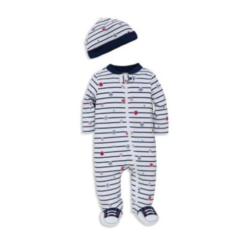 Boys' Sports Star Footie & Hat Set - Baby