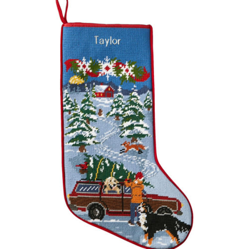 Needlepoint Christmas Stocking | Holiday Items at L.L.Bean