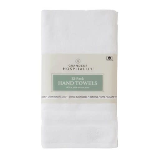 Grandeur Hospitality Towels, Hand Towel 12-pack