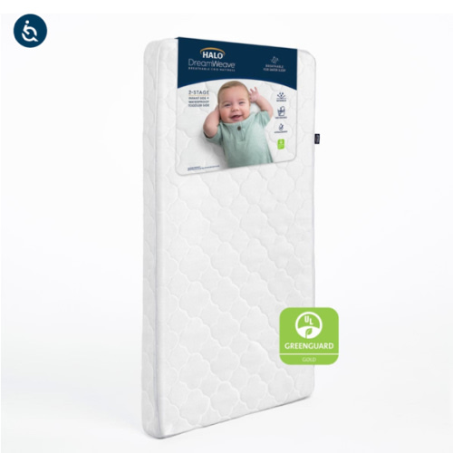 HALO DreamWeave Breathable Crib Mattress
