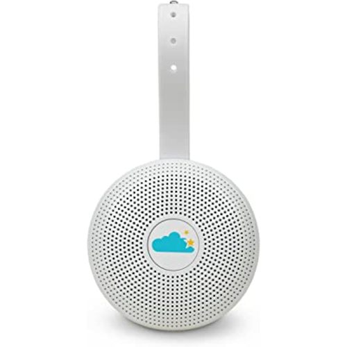 Yogasleep Hushh+ Portable White Noise Machine for Baby, 20 Soothing Natural Sounds, Wireless Charging & Speaker, Compact Size, Noise Canceling for Better Sleep, Privacy & Nursery Must Have