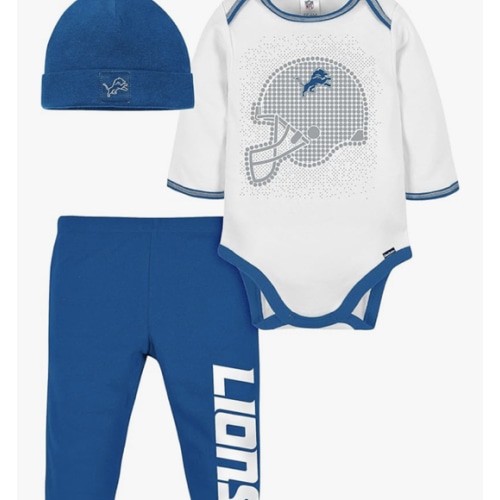 Gerber Unisex Baby NFL Team Footed Pant and Bodysuit Gift Set