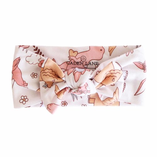 Dolly's Dinos Knit Large Bow Headwrap