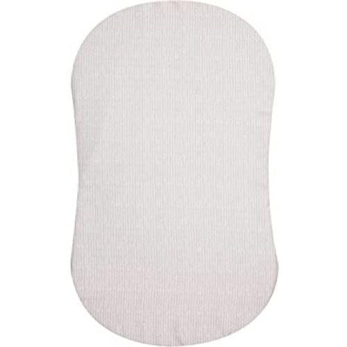 HALO Bassinest Fitted Sheet – Soft Fitted Bassinet Sheet for Baby – 30” x 16” Pre-Shrunk 100% Cotton Crib Sheet – Breathable Bedtime Sheet for Babies, Herringbone