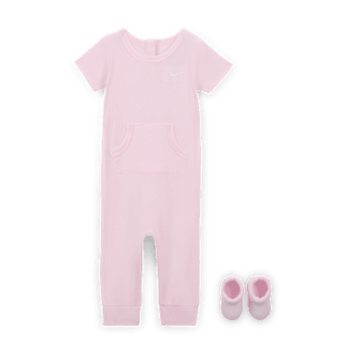Nike Baby Rib Knit Romper and Socks Set