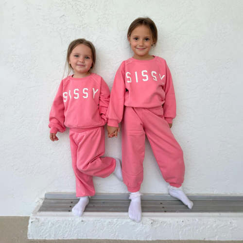GIRLS SISSY® BUBBLE SWEATSUIT (2 PIECE) - MALIBU