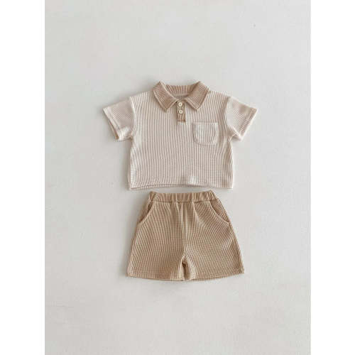 Waffle Shorts Suit Set – August + Willow