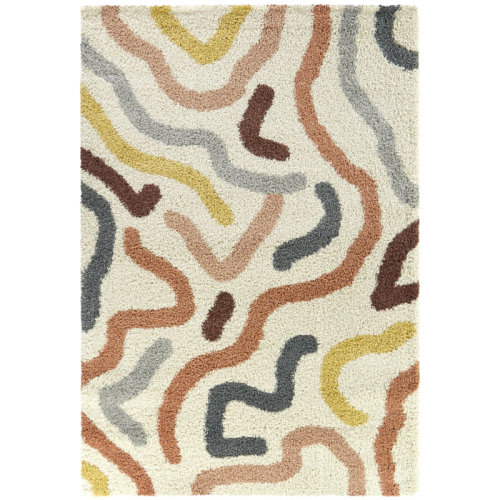 Latitude Run® Edlow Contemporary Rainbow Coloured Shag Area Rug & Reviews - Wayfair Canada
