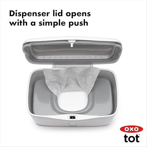 OXO Tot Perfect Pull Wipes Dispenser, Gray