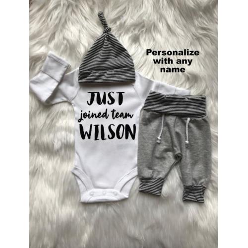 BABY BOY Coming Home Outfit/baby boy/personalized/jogger/baby hat/baby shower gift/baby boy gift/clothes/new mom/expecting mom gift