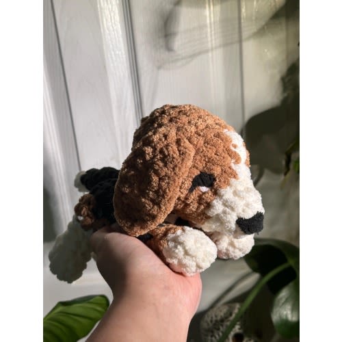MADE TO ORDER | Crochet Puppy Plush | Dog Lover Gift, Stuffed Animal, Pet Memorial, Custom Dog Replica