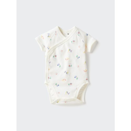 Baby Baby Short Sleeve Bodysuit | Printed | Open Front | UNIQLO US