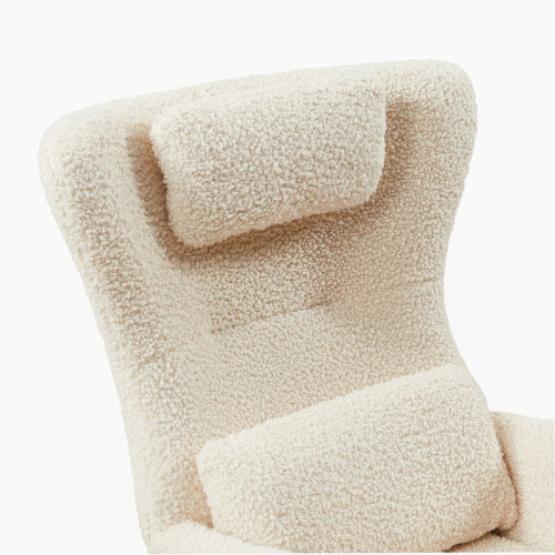 George Oliver Rocking Chair Nursery, Modern Rocking Chair with High Backrest | Wayfair