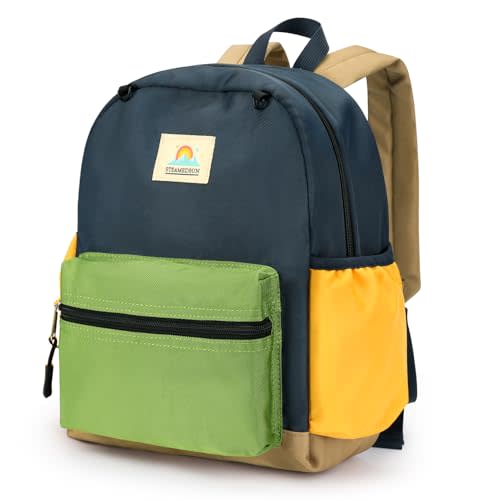 STEAMEDBUN Toddler Backpack for Boys 2-4: Kids Backpack Boys Girls - Preschool Kindergarten Daycare Backpacks - 12 inch