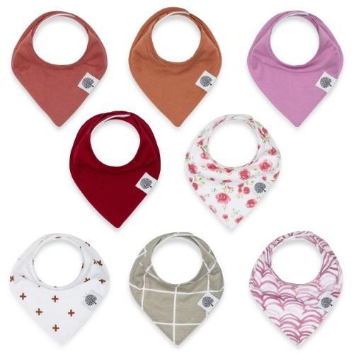Parker Baby Co. 8 Pack Bandana Drool Bibs - Vail Set