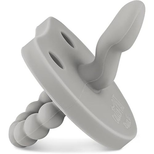 Ryan & Rose Cutie PAT Smile - Orthodontic Pro Pacifier and Teether (Slate)
