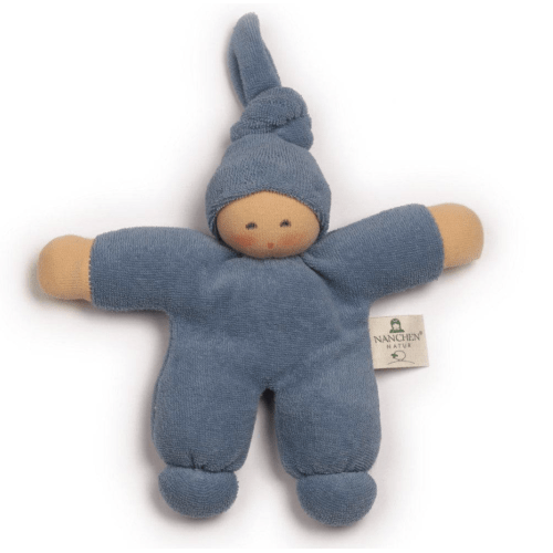 Bella Baby - Organic Terry Doll -Color Dark Blue