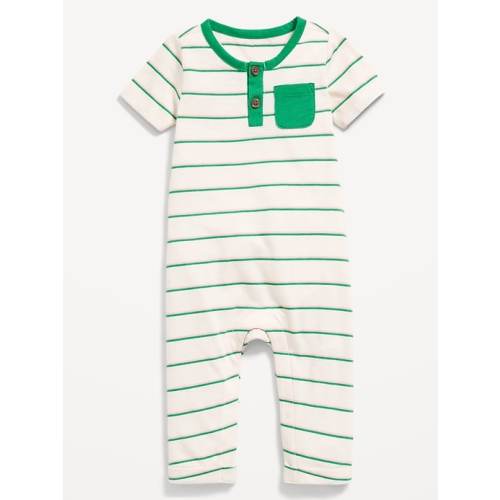 Unisex Waffle-Knit Henley Bodysuit for Baby | Old Navy