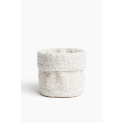 SMALL BOUCLÉ STORAGE BASKET