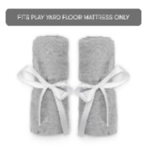 Newton Baby Fitted Sheets for Bassinet & Bedside Sleeper (2-Pack) - 100% Breathable, Washable and Ultra-Soft, 100% Muslin Cotton, 19" x 35", Grey : Baby