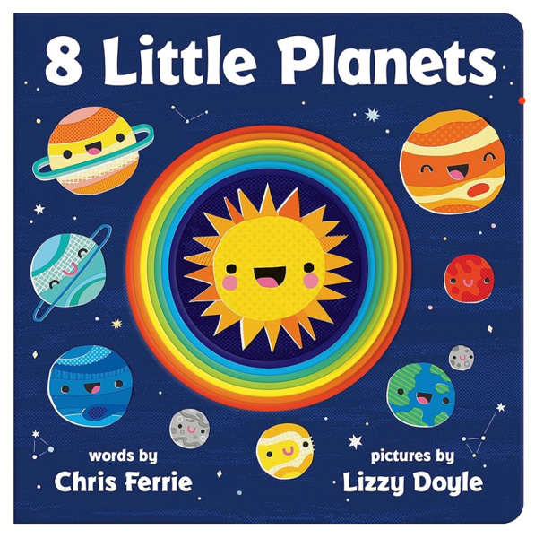 8 Little Planets: A Solar System Book for Kids with Unique Planet Cutouts