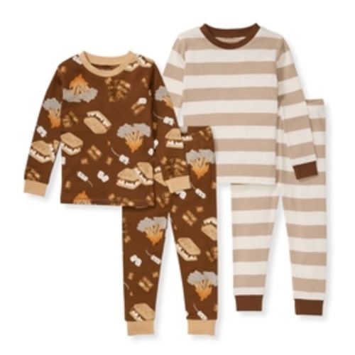 S'mores Please Kids 4 Piece PJ Set