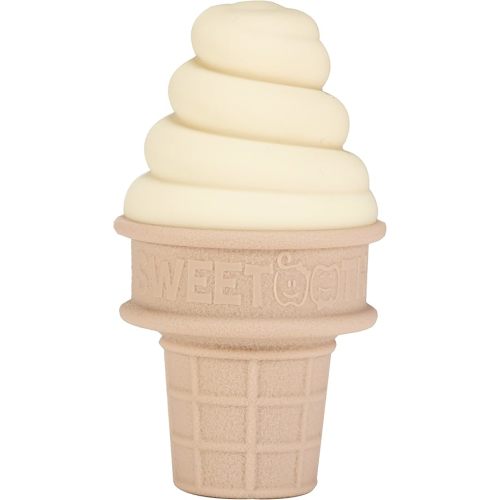 SweeTooth Ice Cream Cone Shaped Baby Teether - Yummy Yellow