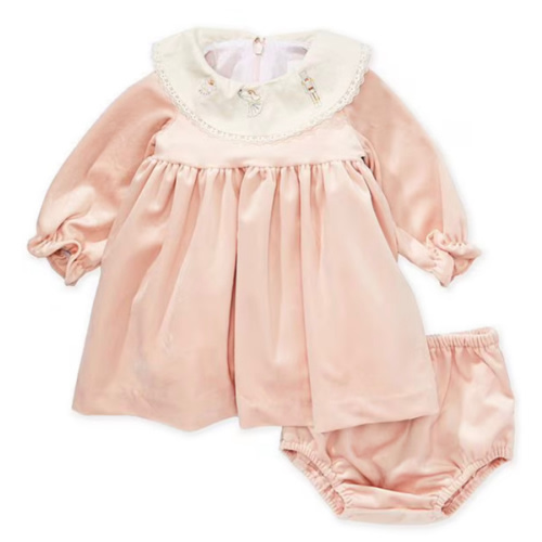 Edgehill Collection x The Broke Brooke Baby Girls Emma Velvet Nutcracker Dress