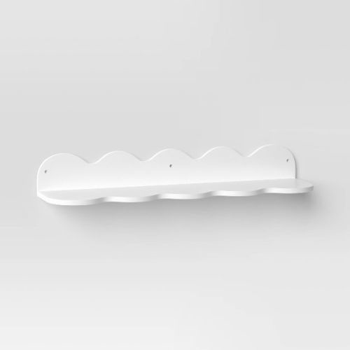 24" Wavy Wall Shelf White - Room Essentials™