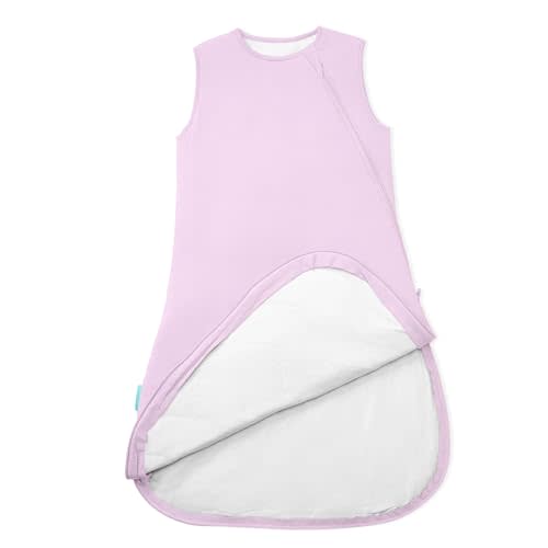 PurComfy Supersoft Sleep Sack 1.0 TOG, Premium Bamboo Viscose Baby Sleeping Bag 2-Way Zipper Sleep Sack Baby Wearable Blanket