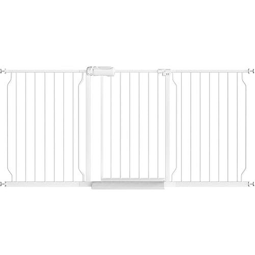 Fairy Baby Extra Wide Baby Gates 67-71.5 Inch, Auto Close Child Safety Gates for Stairway Banister Doorways Hallway,Indoor Safety Child Gates for Kids or Pets