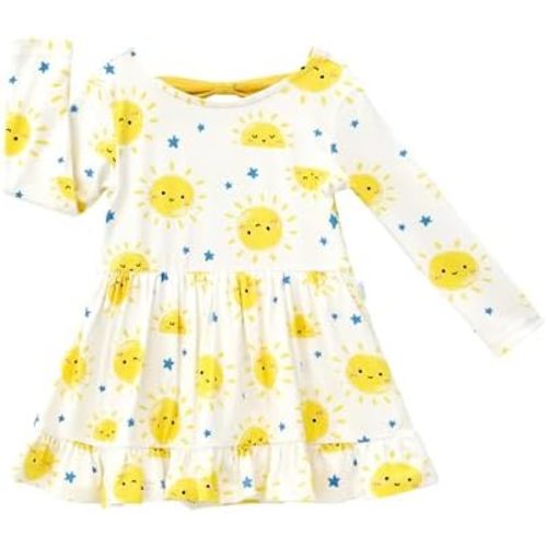 DREAM HALO® | Long Sleeve Flutter Skater Dress