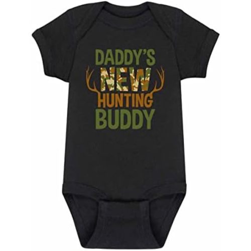 Instant Message - Daddy's New Hunting Buddy - Infant Baby One Piece