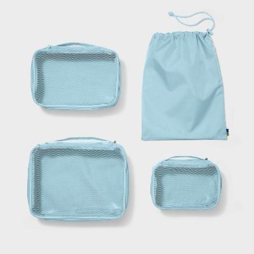 4pc Packing Cube Set - Open Story™ Muddy Aqua