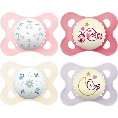 Original + Night 4-Pack, 0-6M, Girl