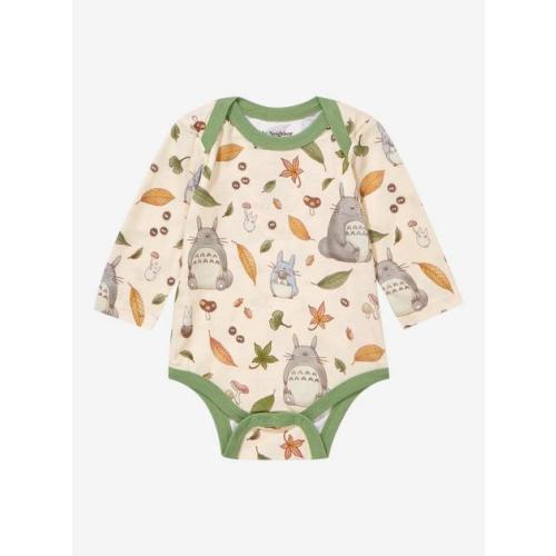 Our Universe Studio Ghibli My Neighbor Totoro Characters Fall Foliage Allover Print Infant One-Piece - BoxLunch Exclusive