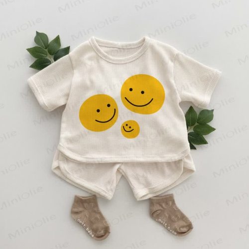 Baby Smile Face Waffle 2-piece Set